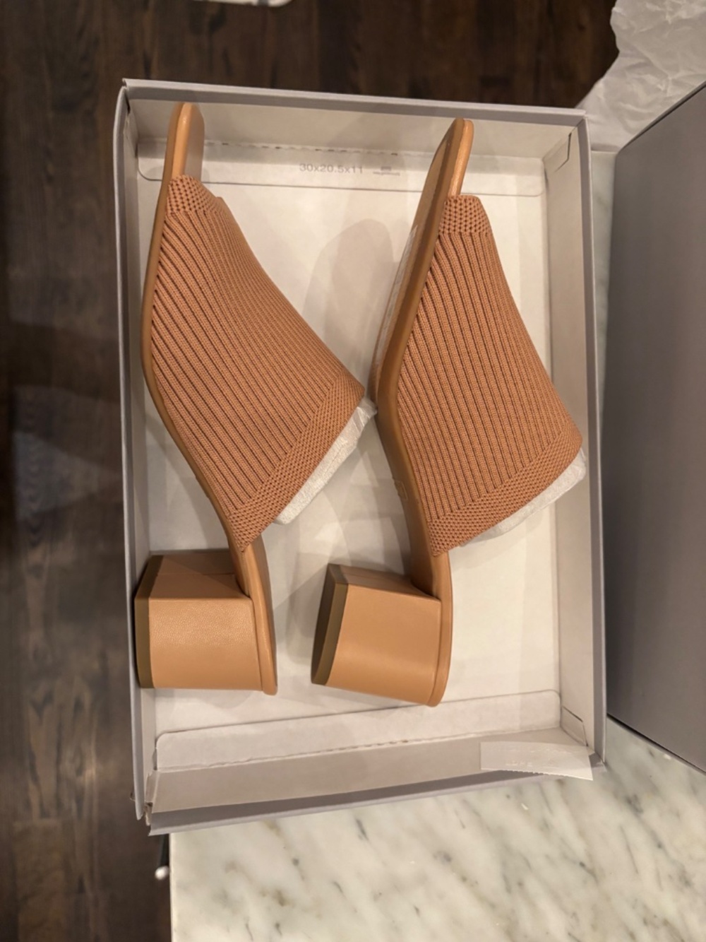 NEW IN BOX - Everlane Glove Mule in Reknit | Tan - Picture 5 of 8